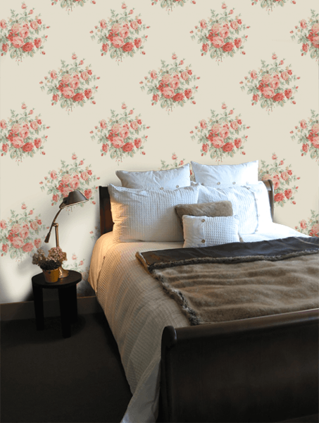 Tapeta Wainscott Floral Ralph Lauren Home, z kolekcji Signature Floral Papers