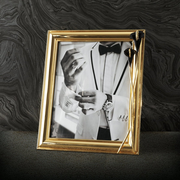 Michael Aram photo frame, from the Calla Lily Midnight collection