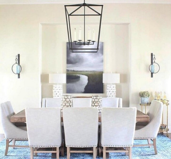 The Darlana Extra Large pendant lamp by Chapman & Myers Visual Comfort brand