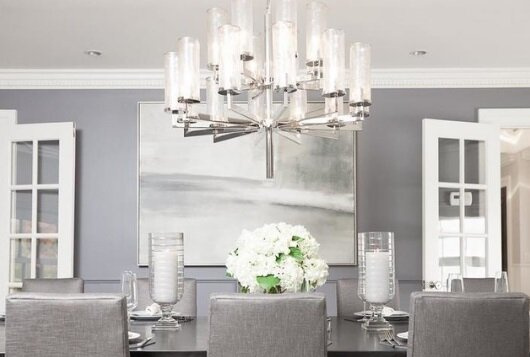 Aerin Liaison Double chandelier Visual Comfort brand
