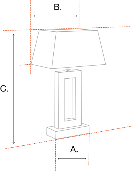 Lampa stołowa Eichholtz Miro