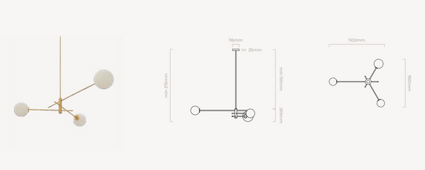 Wisiorek Trevi marki CTO Lighting