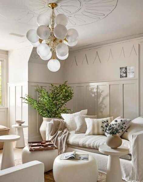 Aerin Cristol Large chandelier by Visual Comfort