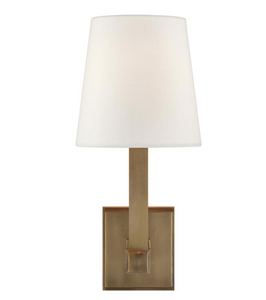 Square Tube Single wall lamp by Chapman & Myers