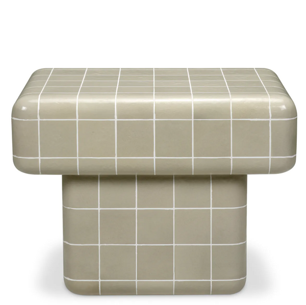 Vitalis garden side table by Eichholtz