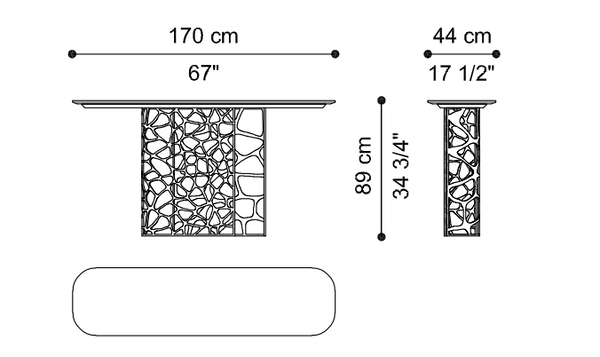 Roberto Cavalli Home Interiors Sioraf Console