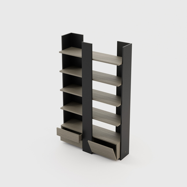 Bookcase Laskasas White