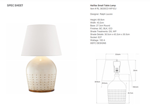 Ralph Lauren Home Halifax-small table lamp