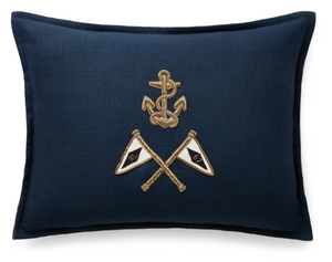Ralph Lauren Home decorative pillow, from the Grand Voyage Bayview collection