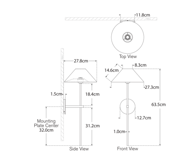 Kinkiet Hackney 25" projektu J. Randall Powers marki Visual Comfort