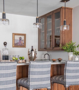 Iris Single pendant lamp by Thomas O'Brien by Visual Comfort