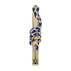 Korkociąg do wina Roberto Cavalli Home Snake Light Blue 