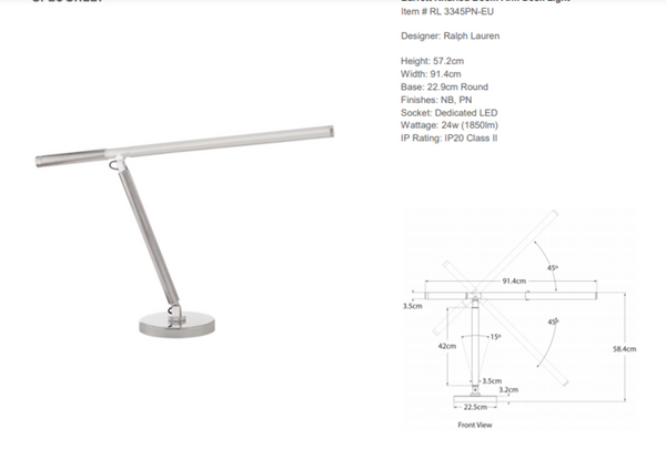 Ralph Lauren Home Barrett Office Lamp