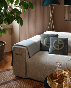 Armani Casa Janette decorative pillow (Anthracite)