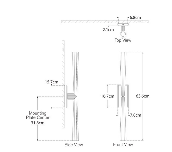 Galahad Linear wall lamp by Thomas O'Brien by Visual Comfort