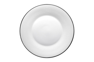 Roberto Cavalli Home soup plate, from the Lizzard collection (Platin)