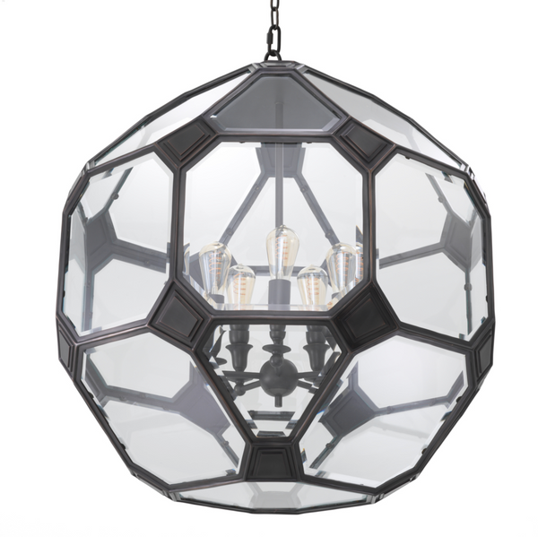 Olympia S chandelier by Eichholtz