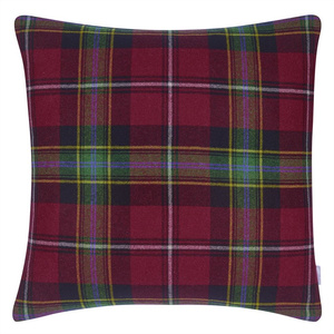 Ralph Lauren Dunmore Plaid Currant decorative pillow