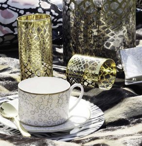  Roberto Cavalli Home tea cup, from the Giraffa collection