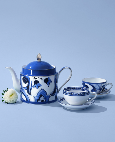 Filiżanka i spodek do cappuccino Dolce&Gabbana, Blu Mediterraneo