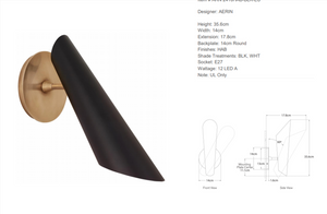 Aerin Franca wall lamp by Visual Comfort