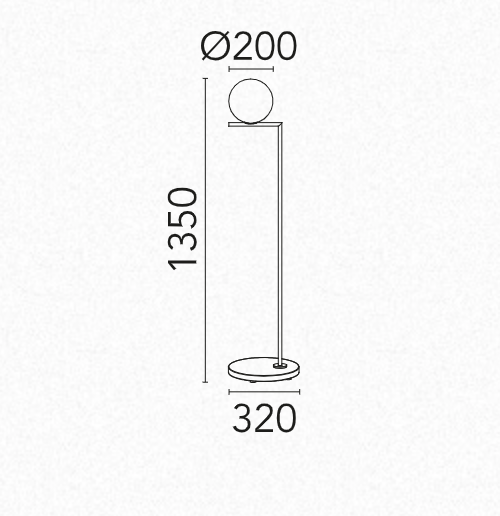 IC Lights Floor 1 garden lamp by Flos