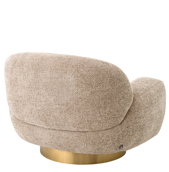 Udine swivel armchair by Eichholtz