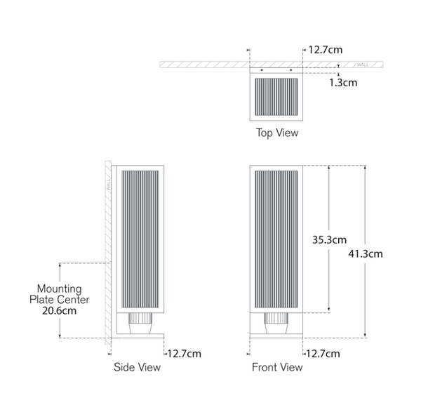 Kinkiet York 16" projektu Barbara Barry marki Visual Comfort