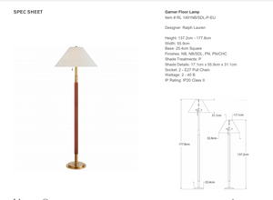 Ralph Lauren Home Garner Floor Lamp 