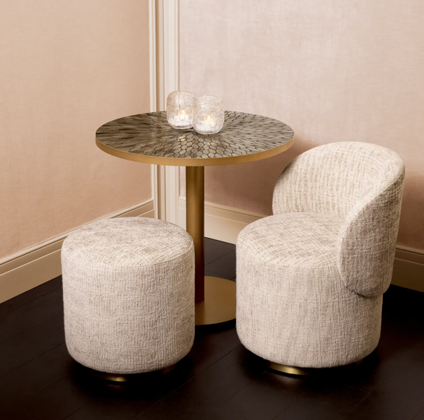 Greer pouffe by Eichholtz