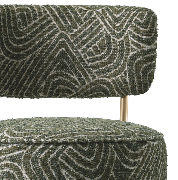 Krzesło barowe z oparciem Carleton marki Eichholtz