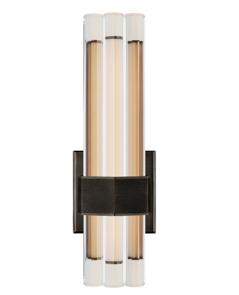 Fascio 14" asymmetric wall lamp designed by Lauren Rottet