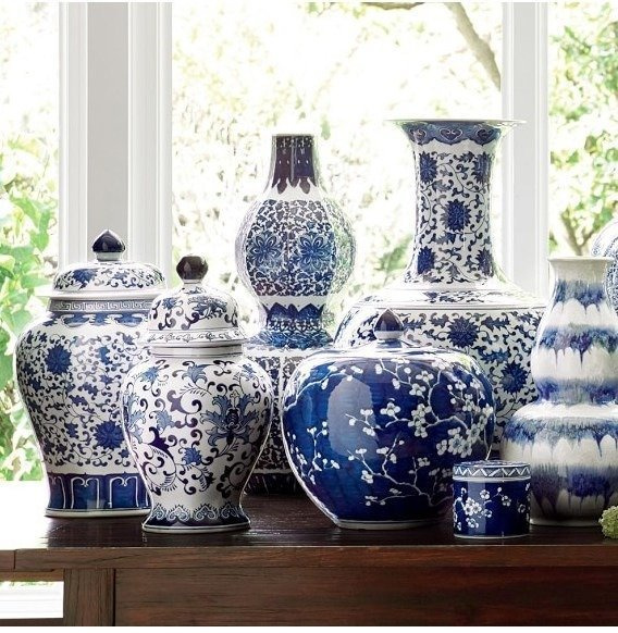 Waza Flower Blue White