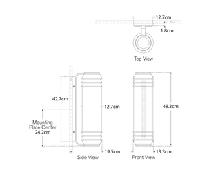 Chadwell 19” wall lamp by Ralph Lauren Home