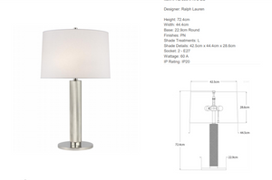 Ralph Lauren Home Barrett Medium Table Lamp