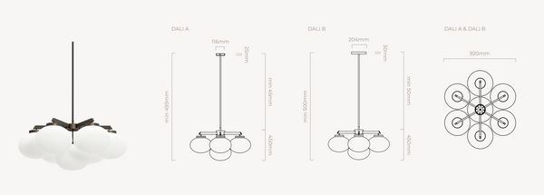 Cloudesley Medium chandelier by CTO Lighting