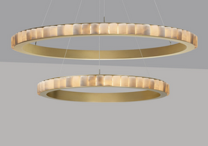 Avalon Oval chandelier by CTO Lighting