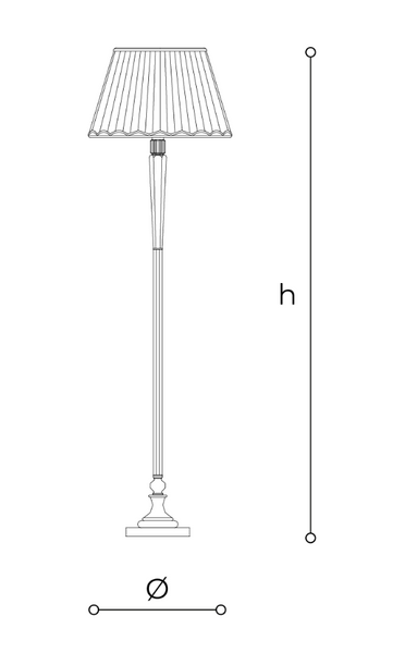 Tavolo floor lamp by Italamp