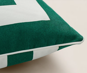 Ralph Lauren Home's Holton Green White decorative cushion 