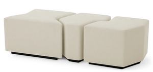 Filbert three-module bench by Eichholtz