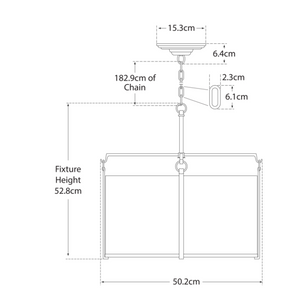 Lampa wisząca Aspen Medium projektu Ian K. Fowler