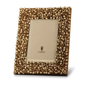 Gold-plated L'Objet Lorél Photo Frame