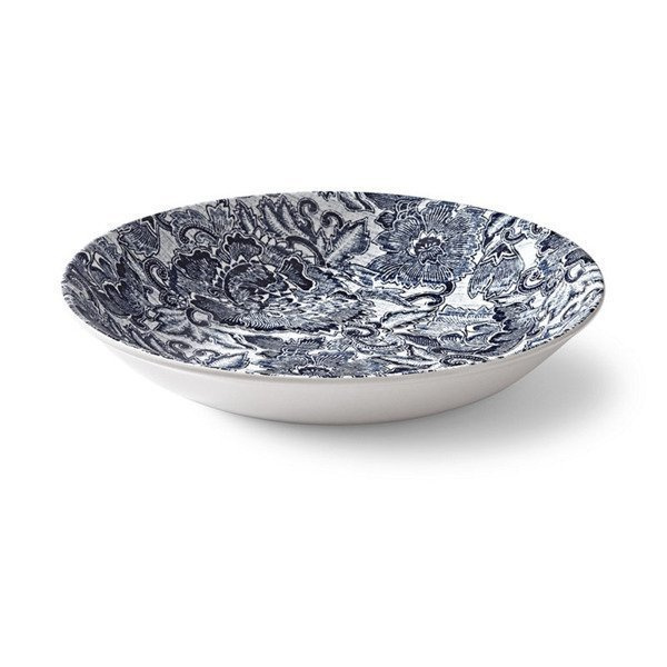 Ralph Lauren Home x Burleigh Faded Peony Pasta Plate (Indigo)