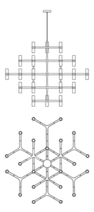 Lampa wisząca Crown Major marki Nemo