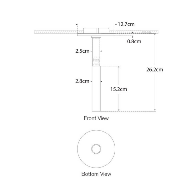 Plafon Ebell Medium projektu Kelly Wearstler marki Visual Comfort