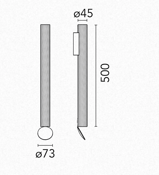 Flauta Spiga 2 garden lamp by Flos