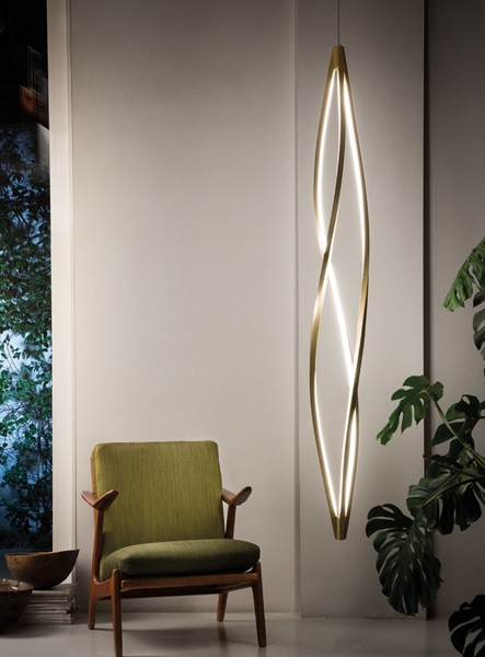 The Wind Vertical pendant lamp by Nemo Lighting