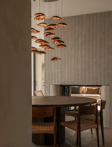 Gold Moon chandelier by Catellani & Smith