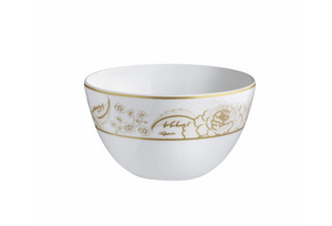 Set of six rice bowls from Roberto Cavalli Home's Blooming Roses collection
