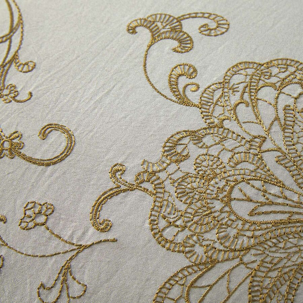 Yves Delorme decorative pillow, from the Soierie collection